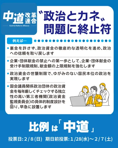 中道改革連合_政治とカネ問題に終止符