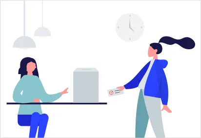 投票は当日じゃなくてもOK!入場券をなくしてしまっても再発行できます!