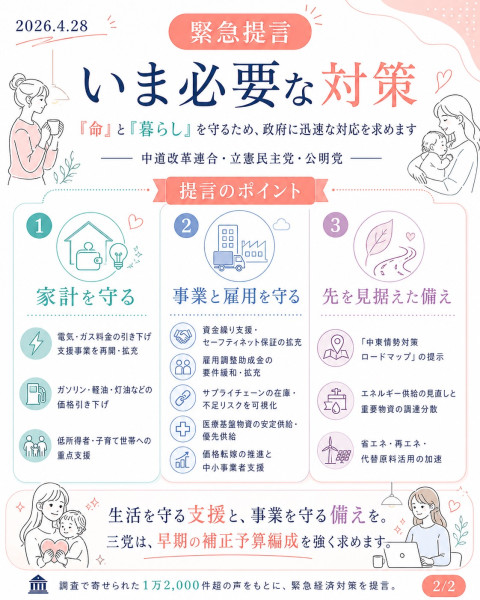 命と暮らしを守る緊急提言（Aパターン裏）