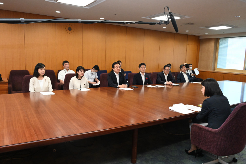 20260710水俣病被害者救済等を環境省に申し入れ