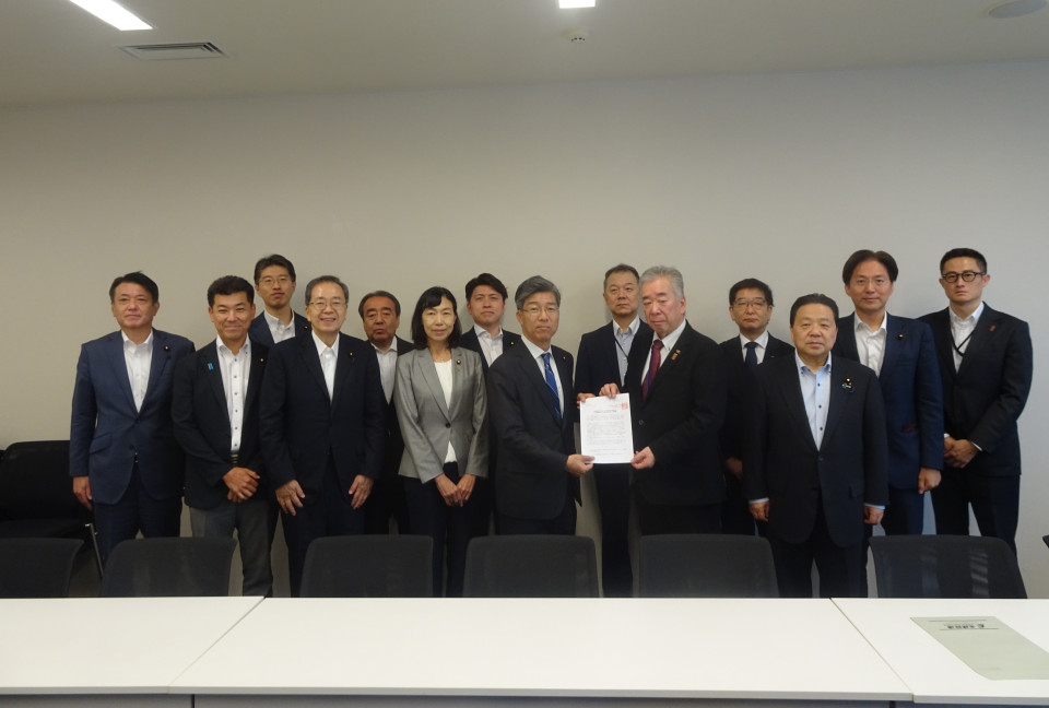 2026年6月12日　全建総連から要請を受ける