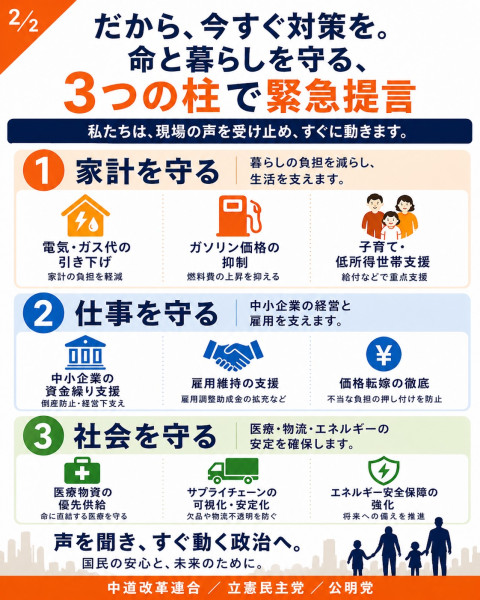 命と暮らしを守る緊急提言（Bパターン裏）
