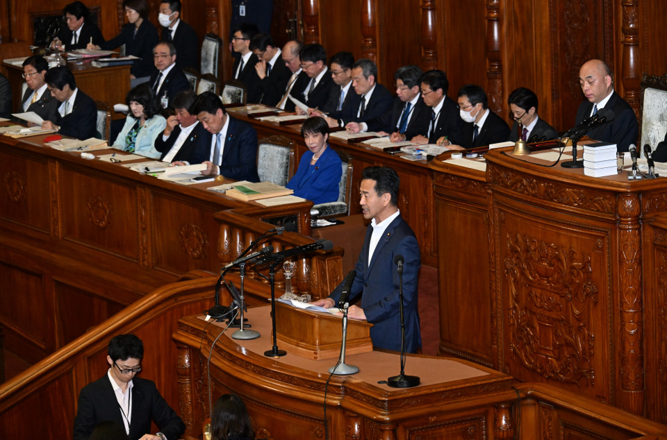 20260603衆院本会議　岡本三成政調会長が2026年度補正予算に対して代表質問.JPG